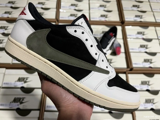 DZ4137-106 Retro Jordan Air Olive Travis 1 Air Scott Jordan Low OG x 1008